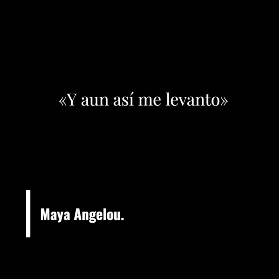 Maya Angelou, escritora, poeta, cantante y activista por los derechos civiles estadounidenses.